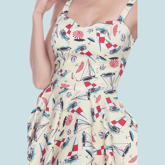 ⛵️Albuquerque Dress in Sailboat Print - Picture 4 of 5